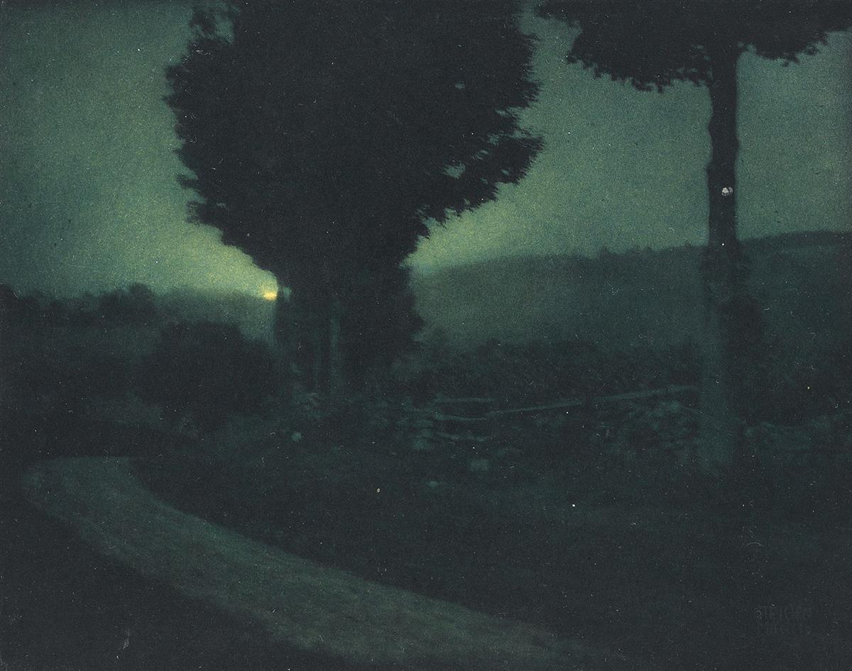 EDWARD STEICHEN (1879-1973) Moonlight: The Pond * Road Into the Valley--Moonrise, each from Camera Work.